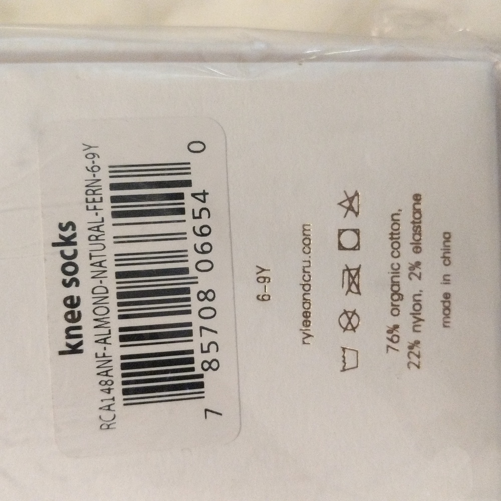 NWT Rylee and Cru Solid Ribbed Knee Sock Sets - Picture 8 of 10